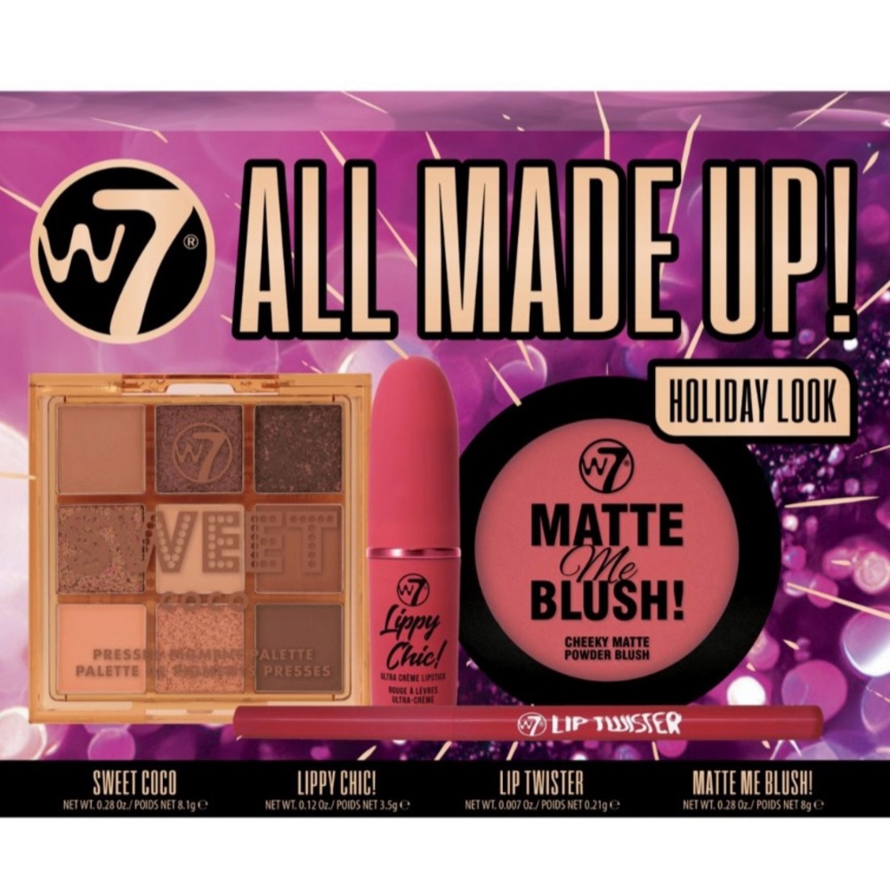 W7 All made up make up gift set